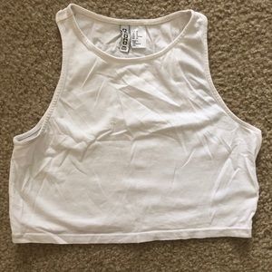 H&M Divided white crop